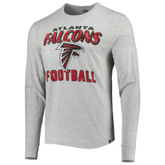 Atlanta Falcons '47 Dozer Franklin Long Sleeve T-Shirt - Heathered Gray T-shirts