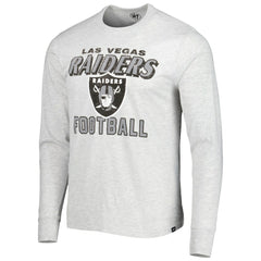 Las Vegas Raiders '47 Dozer Franklin Long Sleeve T-Shirt - Heathered Gray T-shirts