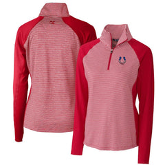 Indianapolis Colts Cutter & Buck Women's Forge Tonal Half-Zip Top - Cardinal Tops