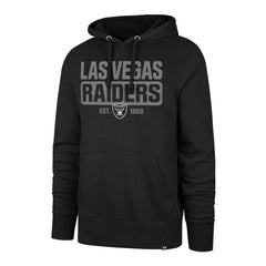 Las Vegas Raiders '47 Box Out Headline Pullover Hoodie - Black Hoodies