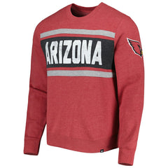 Arizona Cardinals '47 Bypass Tribeca Pullover Sweatshirt - Heathered Cardinal Pullover
