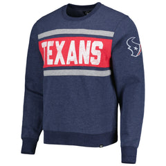 Houston Texans '47 Bypass Tribeca Pullover Sweatshirt - Heather Navy Pullover