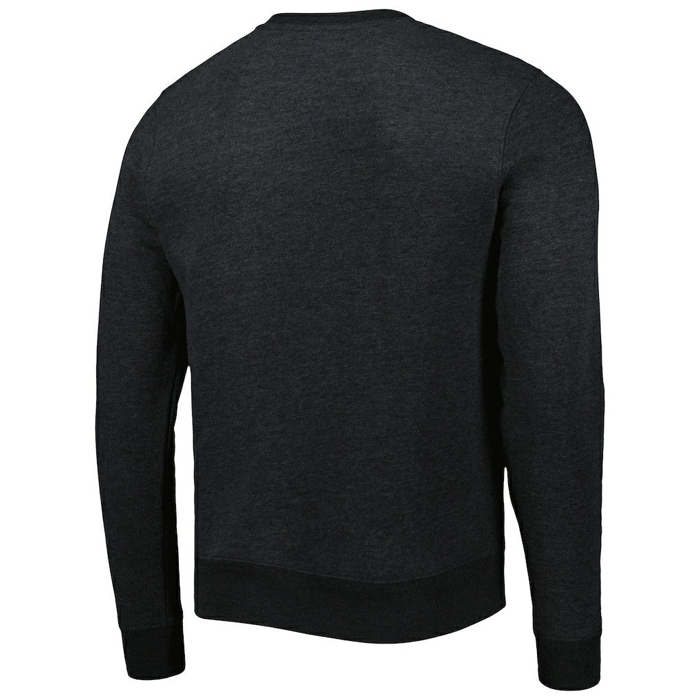 New Orleans Saints '47 Bypass Tribeca Pullover Sweatshirt - Heathered Black Pullover