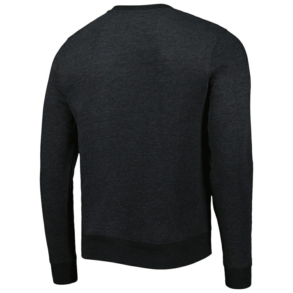 New Orleans Saints '47 Bypass Tribeca Pullover Sweatshirt - Heathered Black Pullover