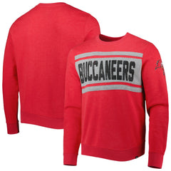 Tampa Bay Buccaneers '47 Bypass Tribeca Pullover Sweatshirt - Heathered Red Pullover