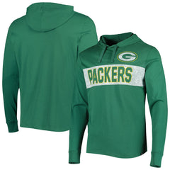 Green Bay Packers '47 Field Franklin Hooded Long Sleeve T-Shirt - Green T-shirts