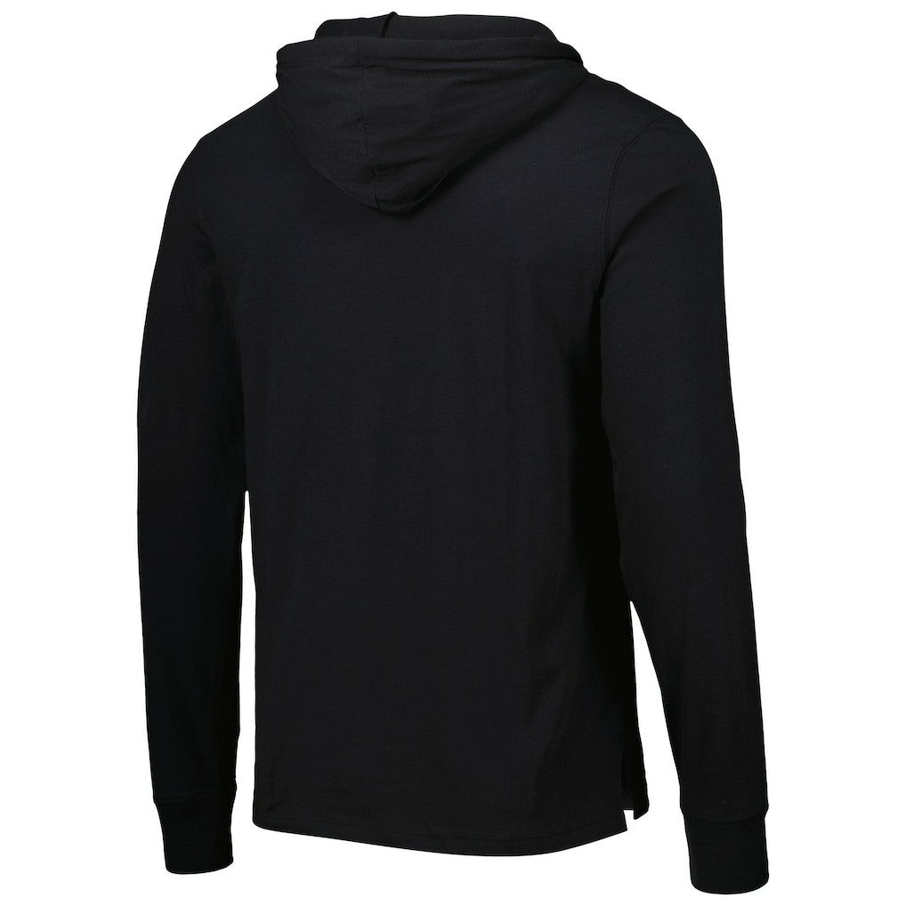 New Orleans Saints '47 Field Franklin Hooded Long Sleeve T-Shirt - Black T-shirts