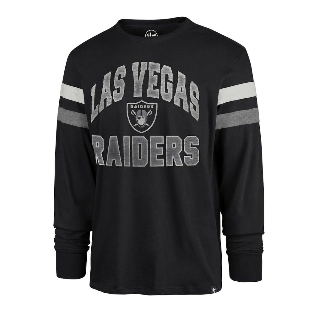 Las Vegas Raiders '47 Irving Long Sleeve T-Shirt - Black T-shirts