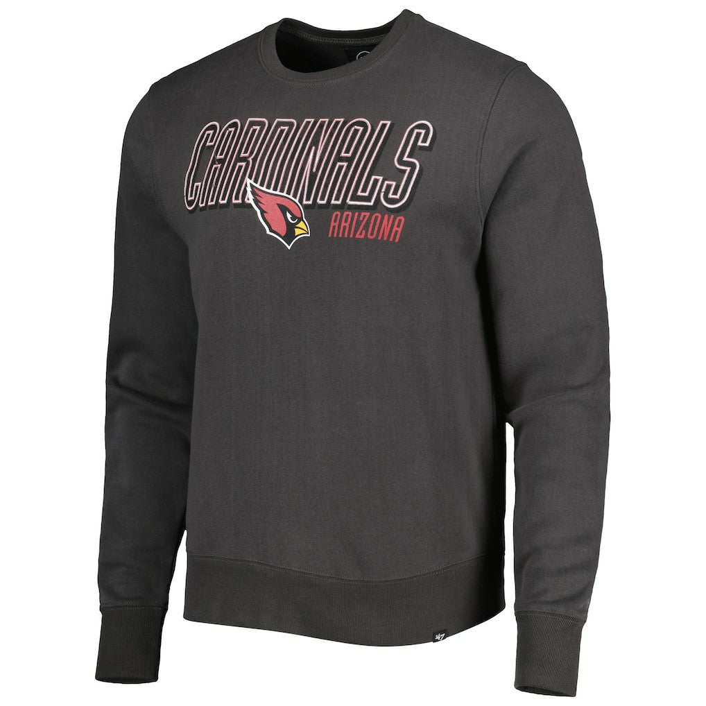 Arizona Cardinals '47 Locked In Headline Pullover Sweatshirt - Charcoal Pullover