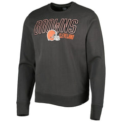 Cleveland Browns '47 Locked In Headline Pullover Sweatshirt - Charcoal Pullover