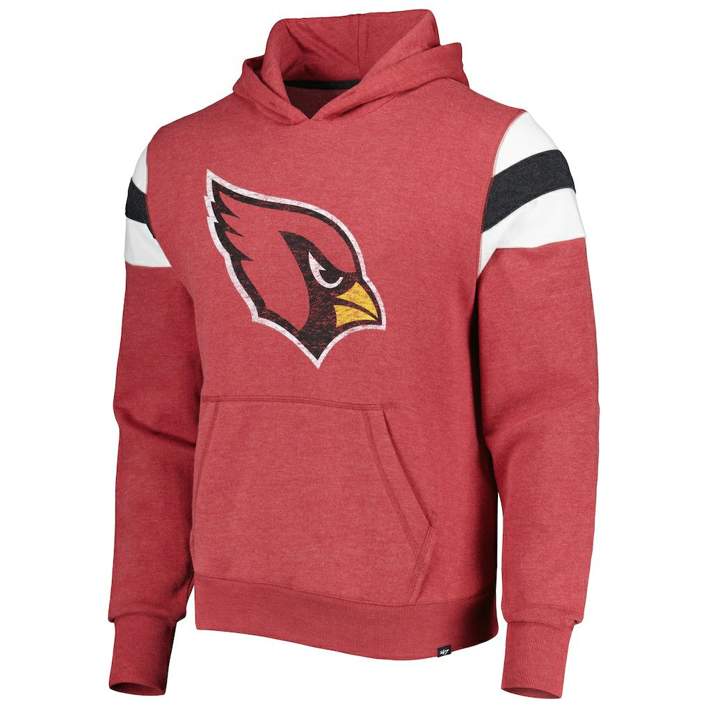 Arizona Cardinals '47 Premier Nico Pullover Hoodie - Heathered Cardinal Hoodies