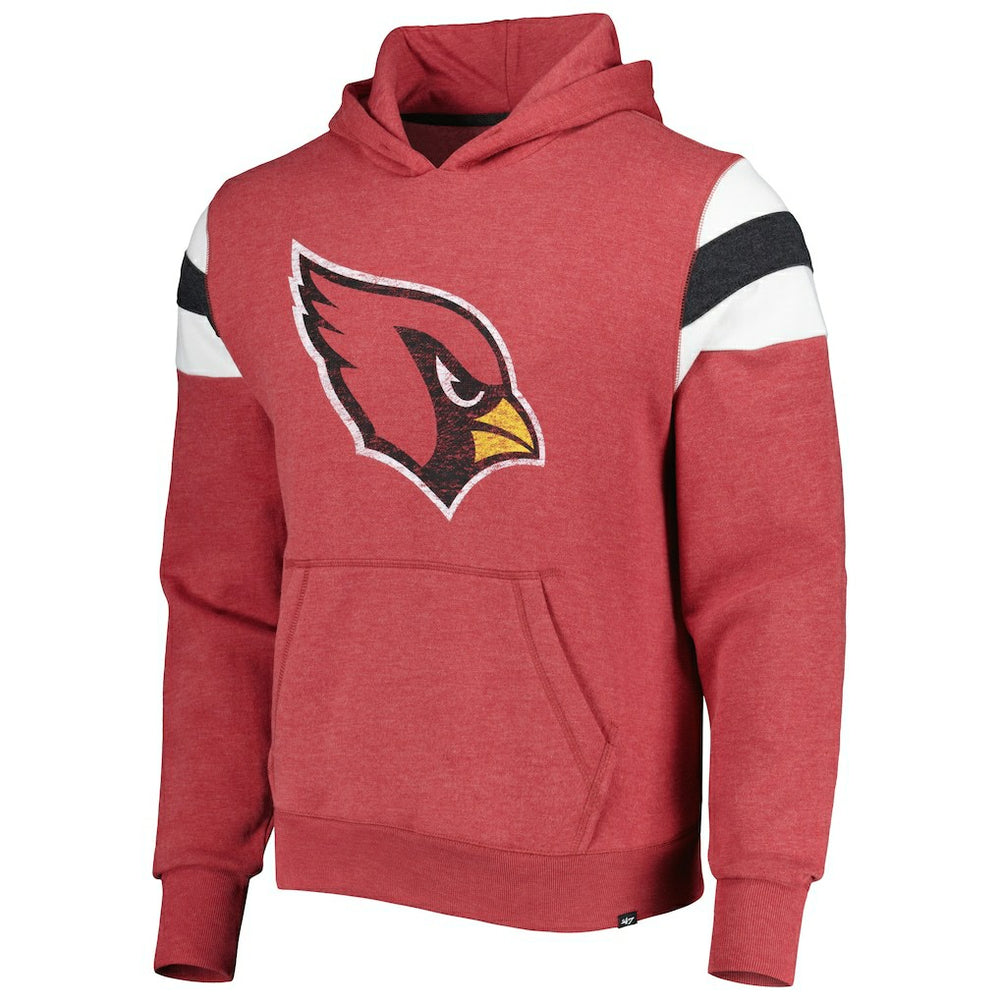 Arizona Cardinals '47 Premier Nico Pullover Hoodie - Heathered Cardinal Hoodies