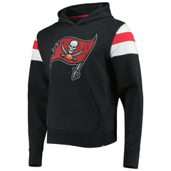 Tampa Bay Buccaneers '47 Premier Nico Pullover Hoodie - Heathered Black Hoodies
