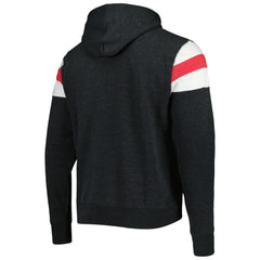 Tampa Bay Buccaneers '47 Premier Nico Pullover Hoodie - Heathered Black Hoodies