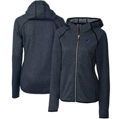 Miami Dolphins Cutter & Buck Women's Mainsail Full-Zip Jacket - Heathered Navy Jackets
