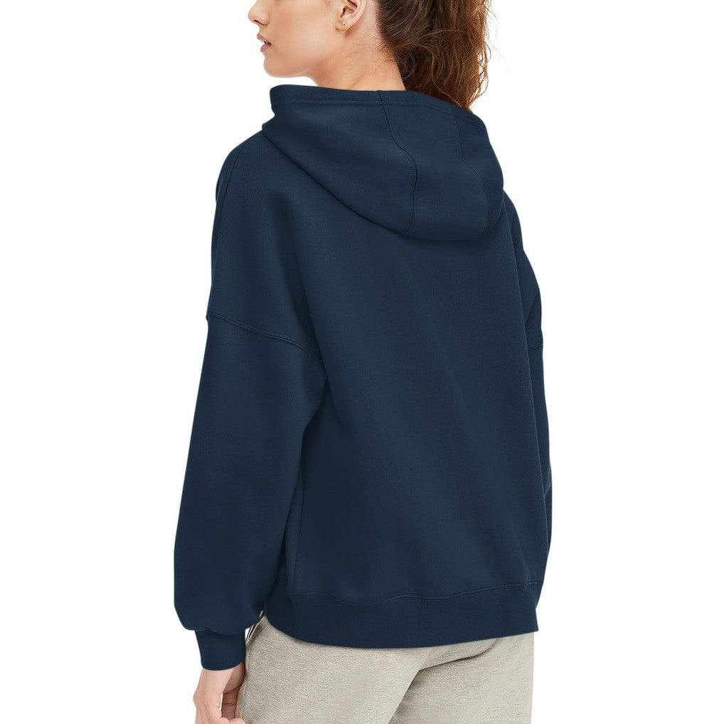 Dallas Cowboys Tommy Hilfiger Women's Becca Dropped Shoulders Pullover Hoodie - Navy Hoodies