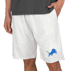 Detroit Lions Concepts Sport Mainstream Terry Shorts - Oatmeal Shorts