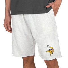 Minnesota Vikings Concepts Sport Mainstream Terry Shorts - Oatmeal Shorts