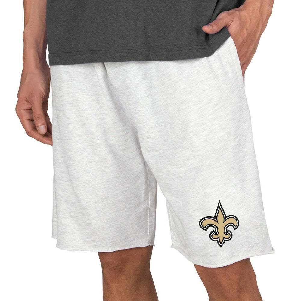 New Orleans Saints Concepts Sport Mainstream Terry Shorts - Oatmeal Shorts