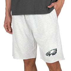 Philadelphia Eagles Concepts Sport Mainstream Terry Shorts - Oatmeal Shorts