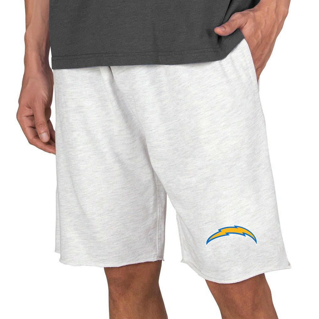 Los Angeles Chargers Concepts Sport Mainstream Terry Shorts - Oatmeal Shorts