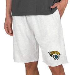 Jacksonville Jaguars Concepts Sport Mainstream Terry Shorts - Oatmeal Shorts