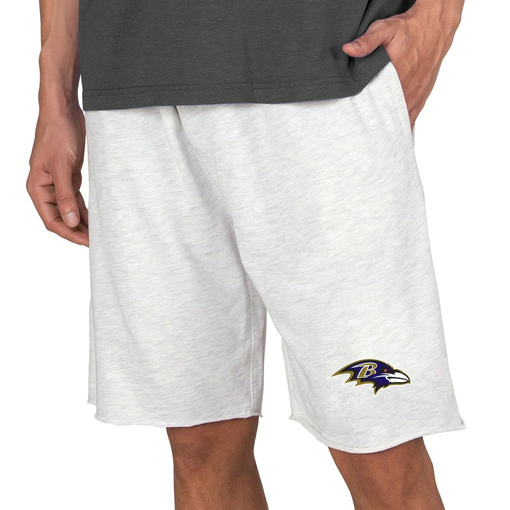 Baltimore Ravens Concepts Sport Mainstream Terry Shorts - Oatmeal Shorts