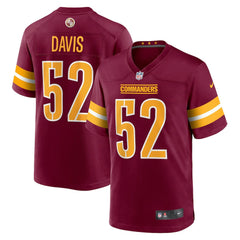 Jamin Davis Washington Commanders Player Game Jersey - Burgundy Jerseys