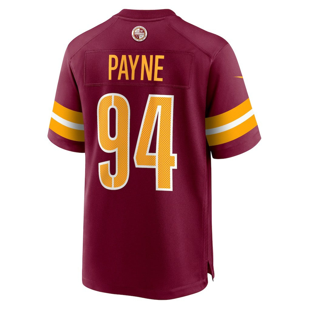 Daron Payne Washington Commanders Player Game Jersey - Burgundy Jerseys