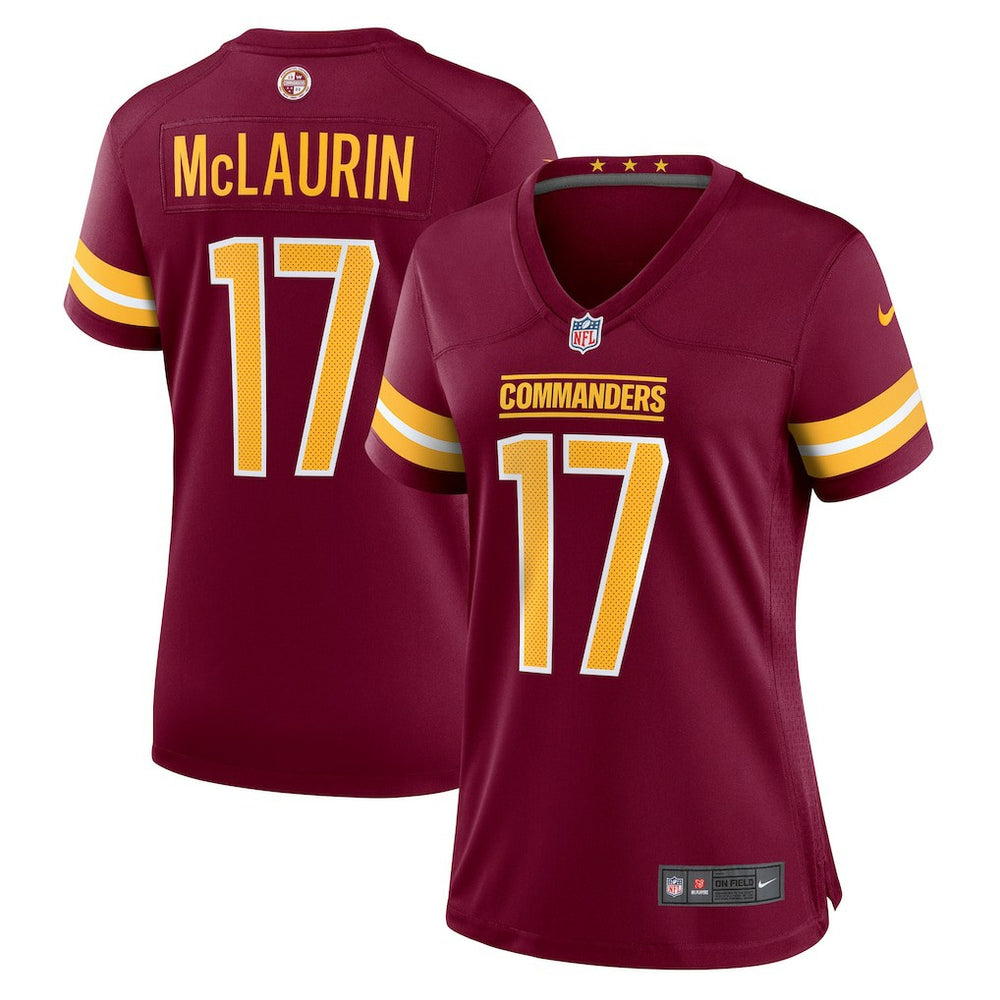 Terry McLaurin Washington Commanders Women's Player Jersey - Burgundy Jerseys