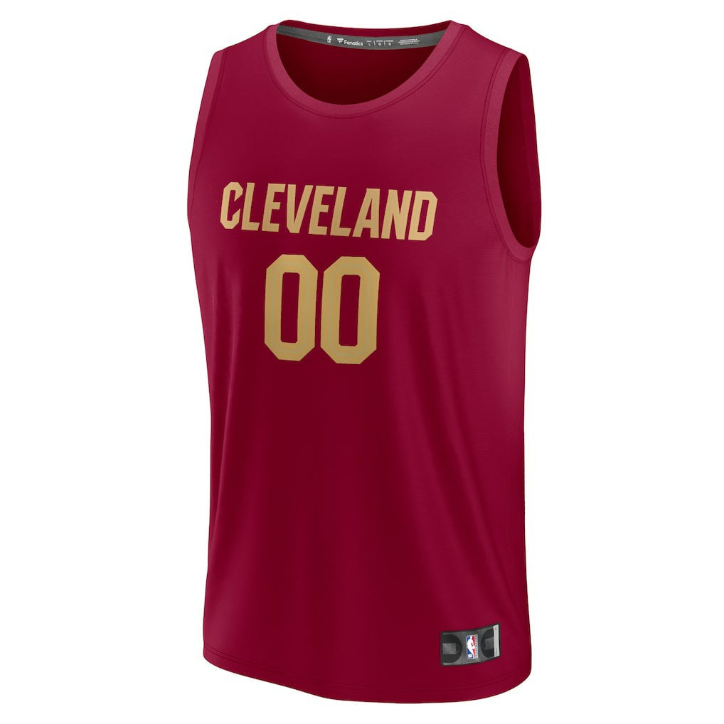 Cleveland Cavaliers Youth Fast Break Custom Jersey Maro- Icon Edition - Fanatics