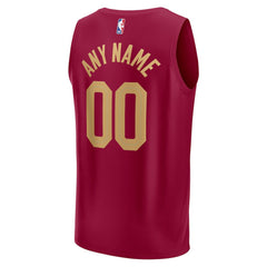 Cleveland Cavaliers Youth Fast Break Custom Jersey Maro- Icon Edition - Fanatics