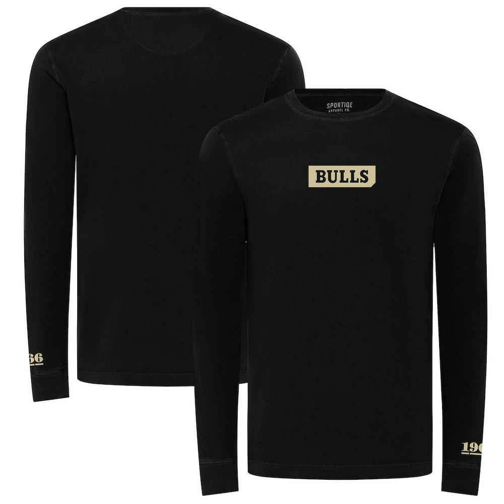 Chicago Bulls Sportiqe Unisex 1966 Collection Mohave Pullover Sweatshirt Black outlet