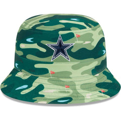 Dallas Cowboys New Era Reversible Bucket Hat - Navy/Camo Hats