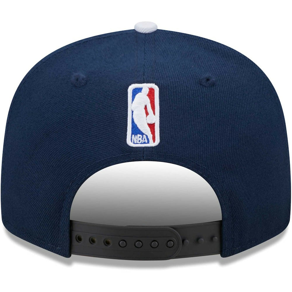 Dallas Mavericks Jersey Hook Statement Edition 9FIFTY Snapback Hat Navy/Gray - New Era