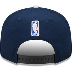 Dallas Mavericks Jersey Hook Statement Edition 9FIFTY Snapback Hat Navy/Gray - New Era