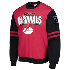 Arizona Cardinals All Over 2.0 Pullover Sweatshirt - Cardinal Pullover