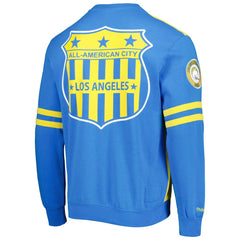 Los Angeles Chargers All Over 2.0 Pullover Sweatshirt - Gold Pullover