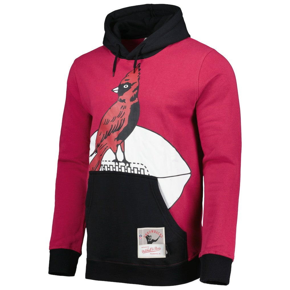 Arizona Cardinals Big Face 5.0 Pullover Hoodie - Cardinal Hoodies