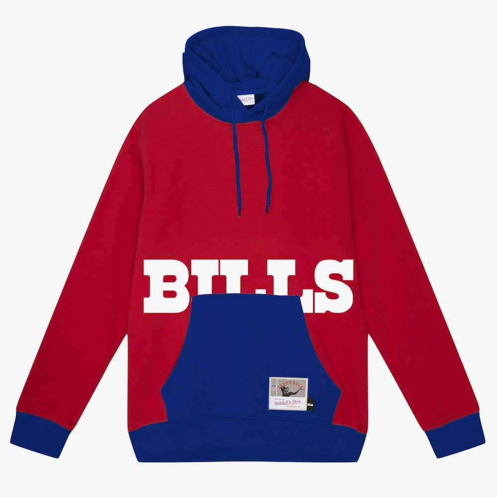Buffalo Bills Big Face 5.0 Pullover Hoodie - Red Hoodies