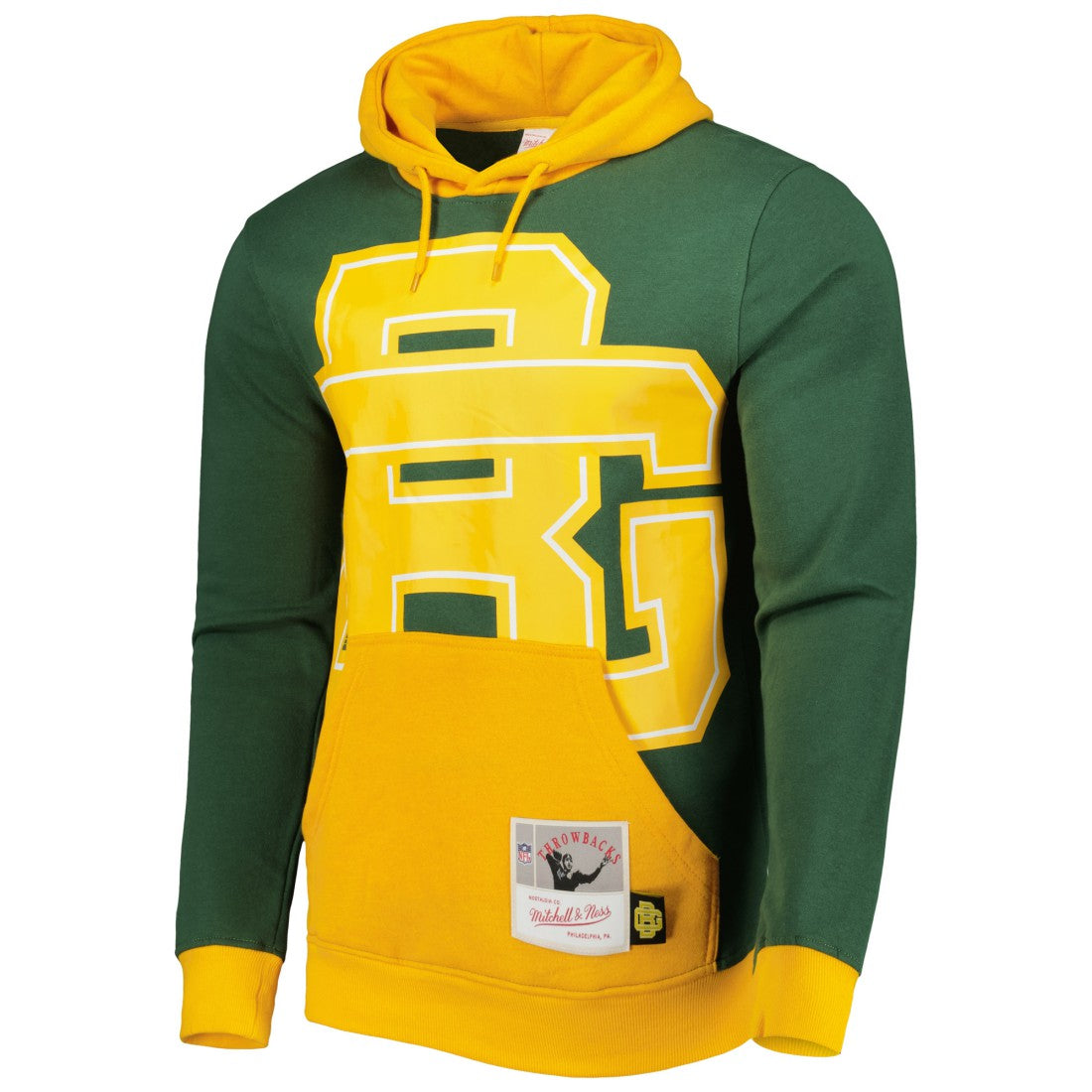 Green Bay Packers Big Face 5.0 Pullover Hoodie - Green Hoodies