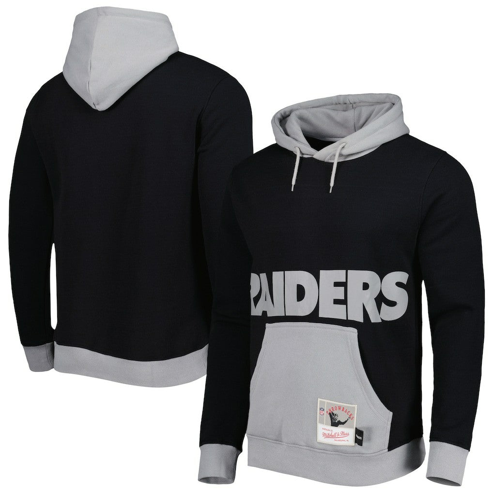 Las Vegas Raiders Big Face 5.0 Pullover Hoodie - Black Hoodies