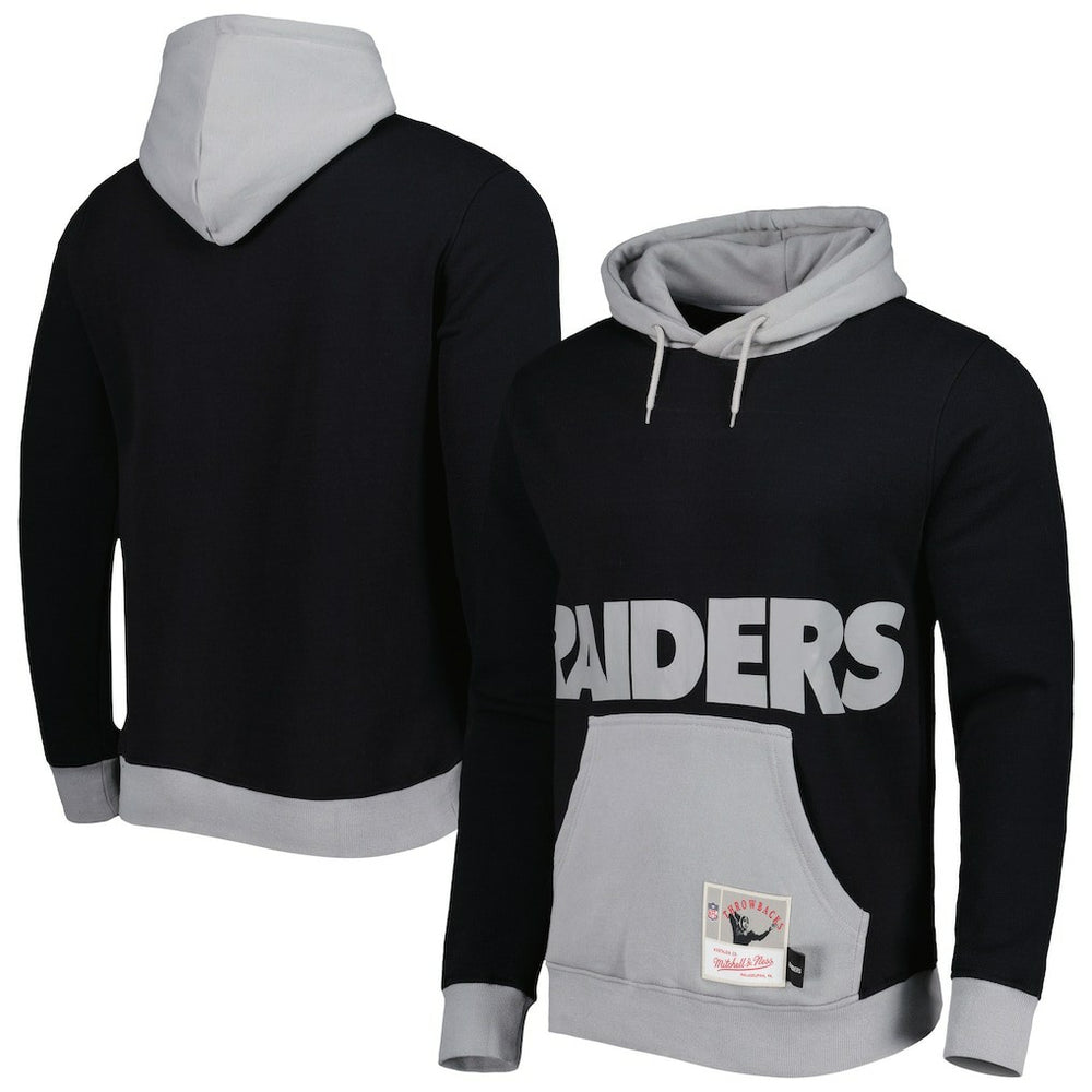 Las Vegas Raiders Big Face 5.0 Pullover Hoodie - Black Hoodies