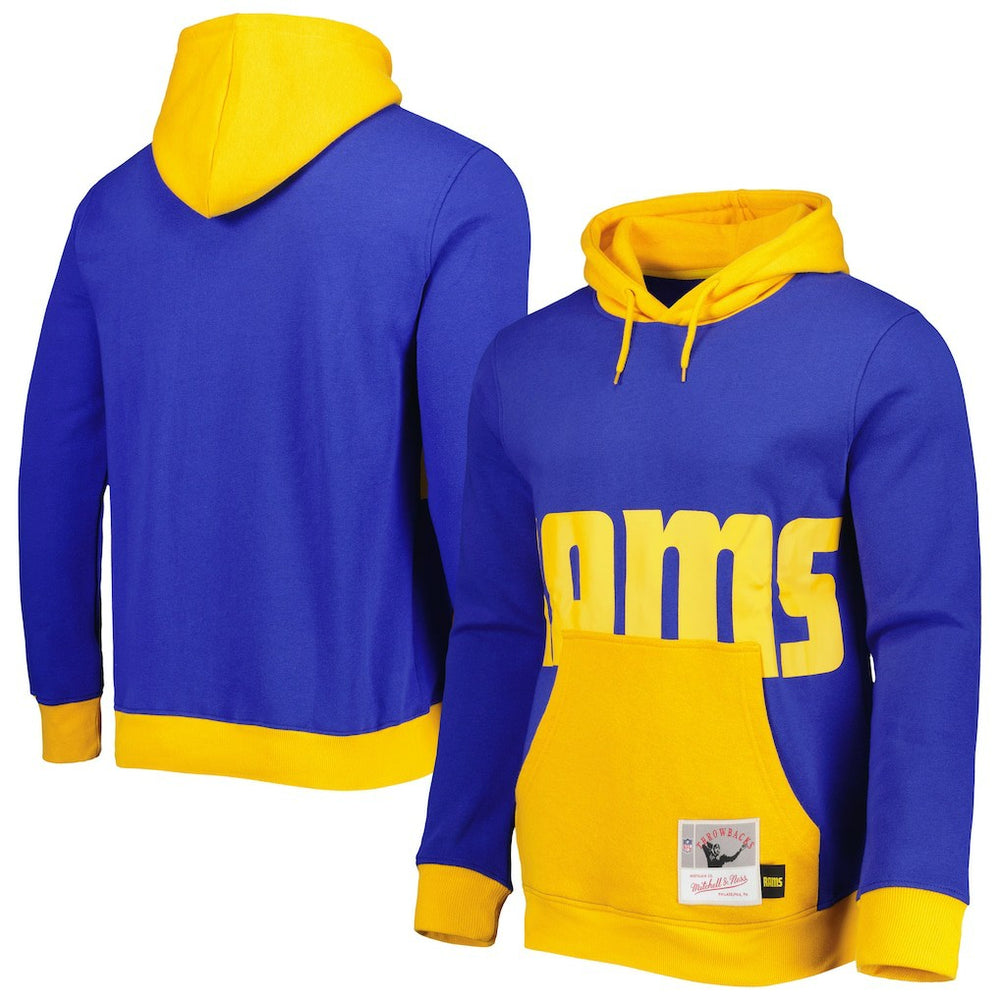 Los Angeles Rams Big Face 5.0 Pullover Hoodie - Royal Hoodies