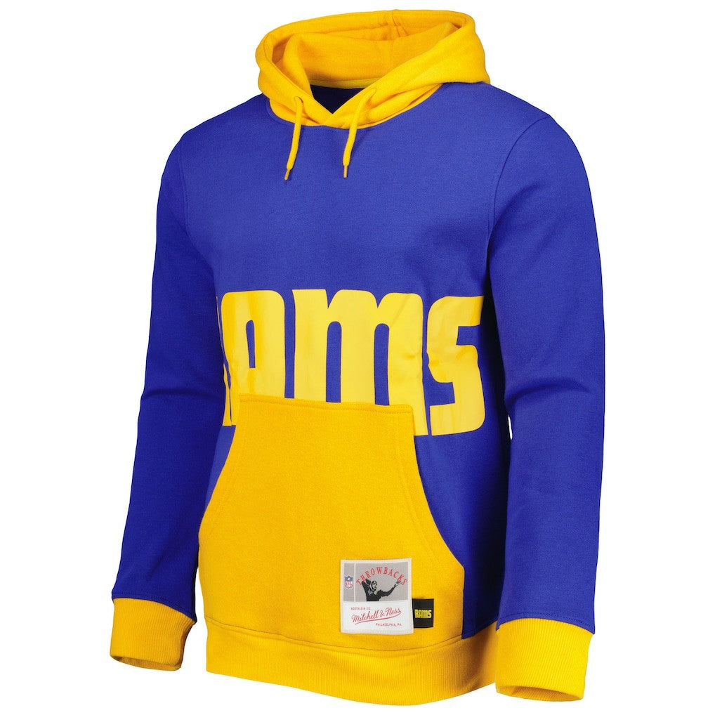 Los Angeles Rams Big Face 5.0 Pullover Hoodie - Royal Hoodies
