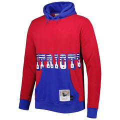 New England Patriots Big Face 5.0 Pullover Hoodie - Red Hoodies