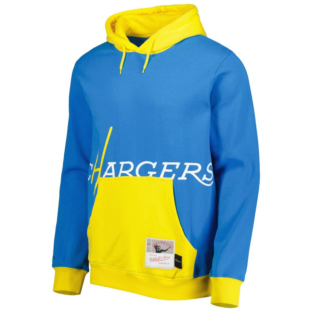 Los Angeles Chargers Big Face 5.0 Pullover Hoodie - Powder Blue Hoodies