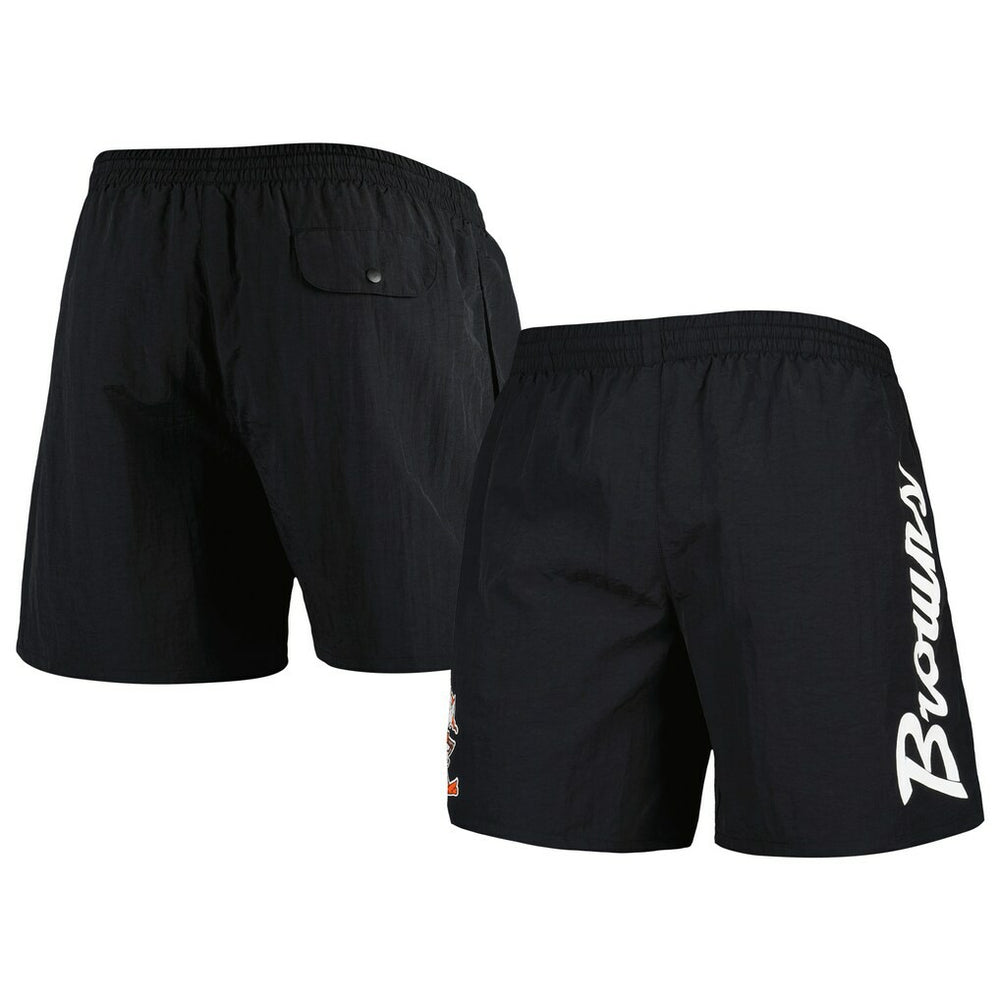 Cleveland Browns Team Essentials Nylon Shorts - Black Shorts