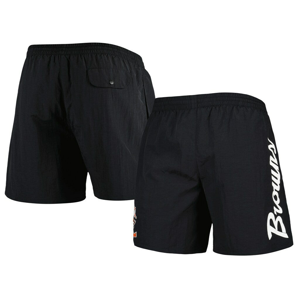Cleveland Browns Team Essentials Nylon Shorts - Black Shorts