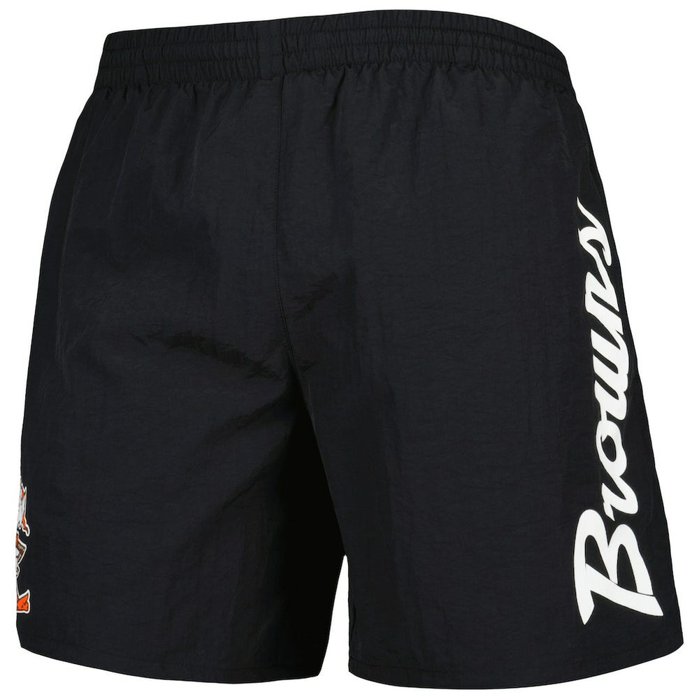 Cleveland Browns Team Essentials Nylon Shorts - Black Shorts